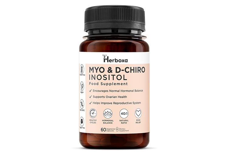 Herboxa Myo & D-chiro Inositol - 60 capsules